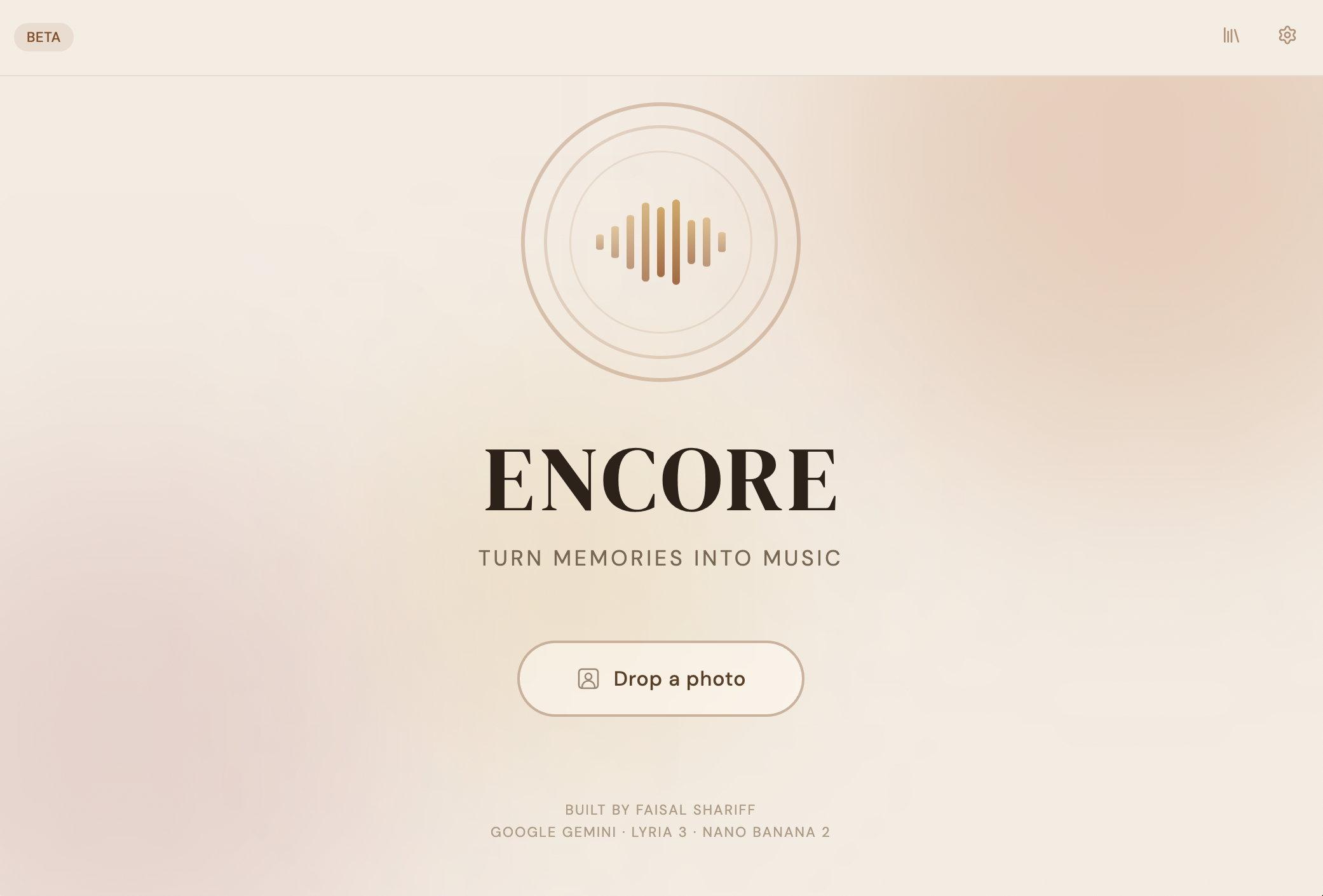 Encore - Turn Memories Into Music